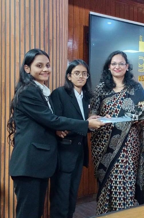 Students at the blog writing competition